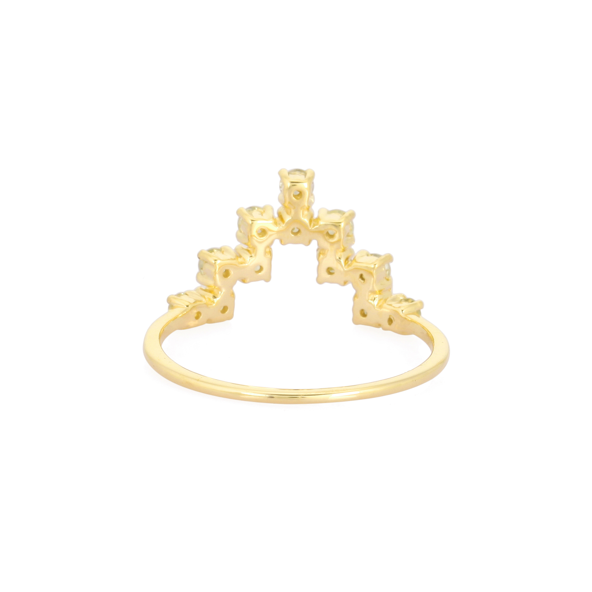 Yellow Gold Minimilistic Diamond Ring