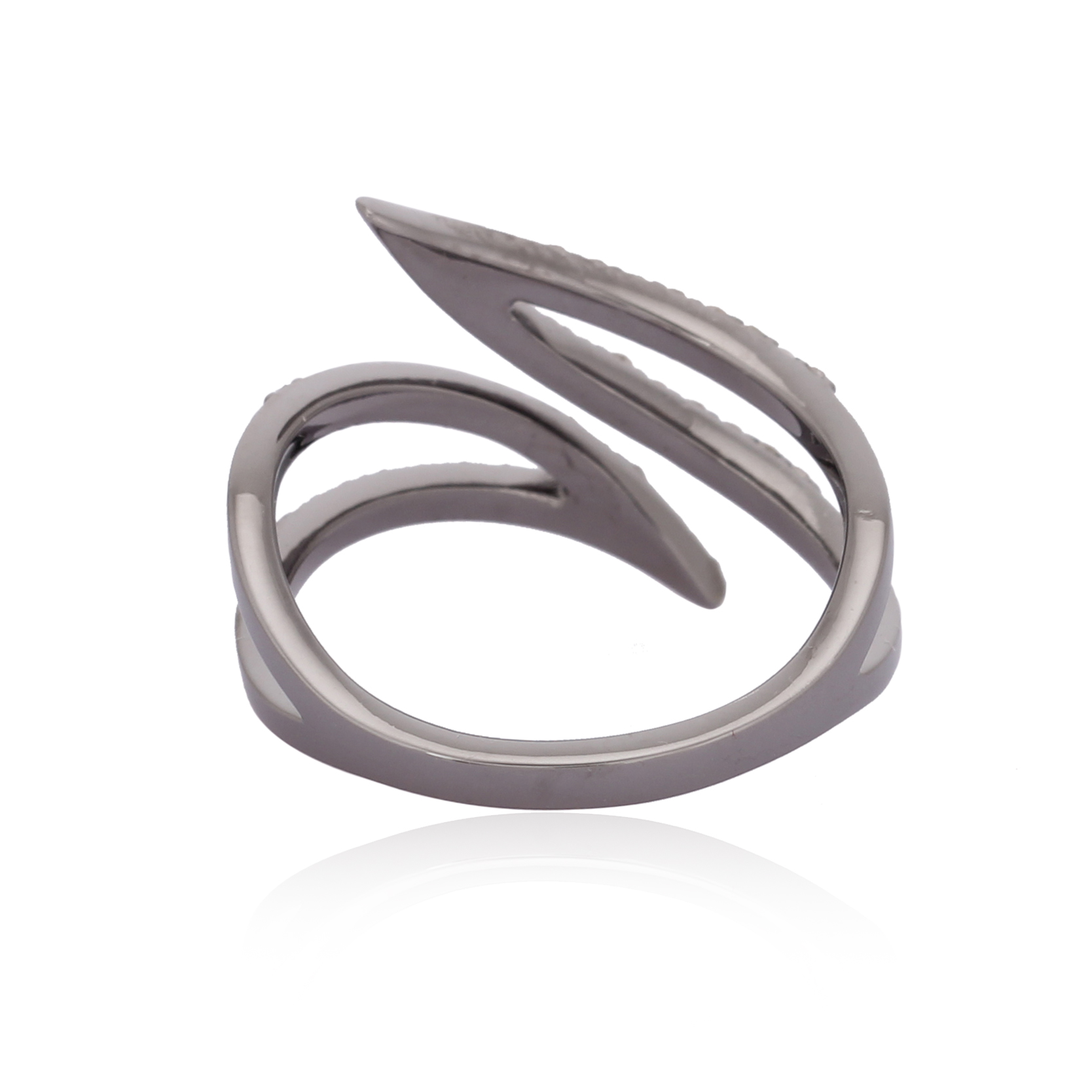 Sterling Silver Minimalistic Diamond Ring