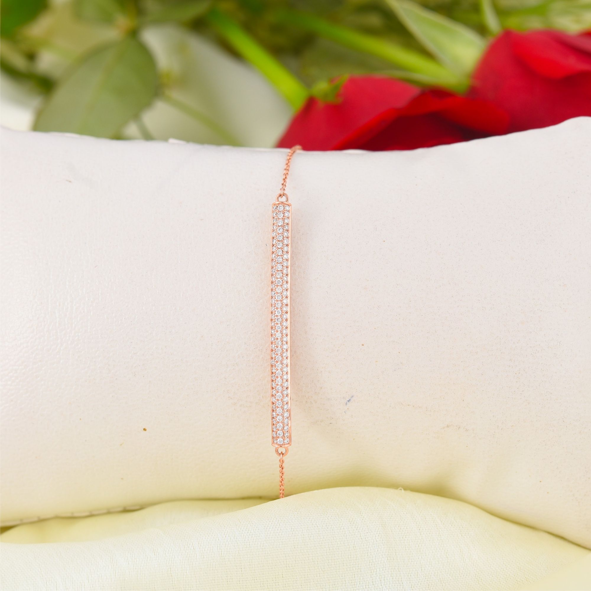 Rose Gold Diamond Bracelet