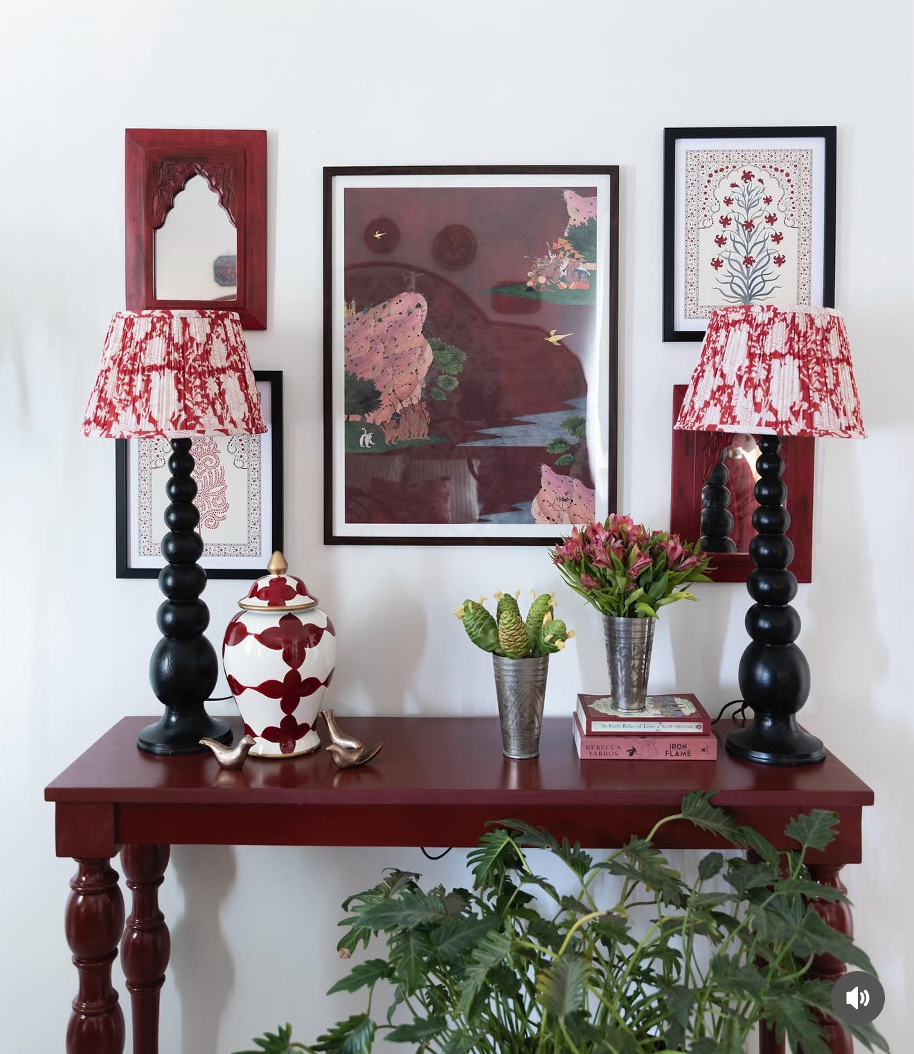 Scarlet Console Table