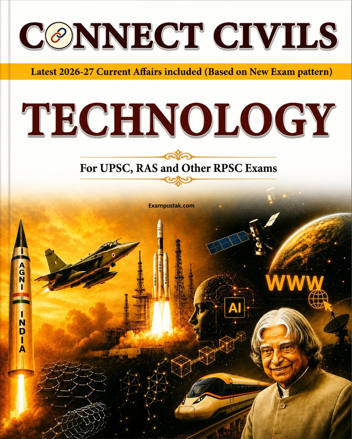 Connect Civils Technology With 2026-27 Current Affairs English Medium New Edition June 2026 For RAS, UPSC