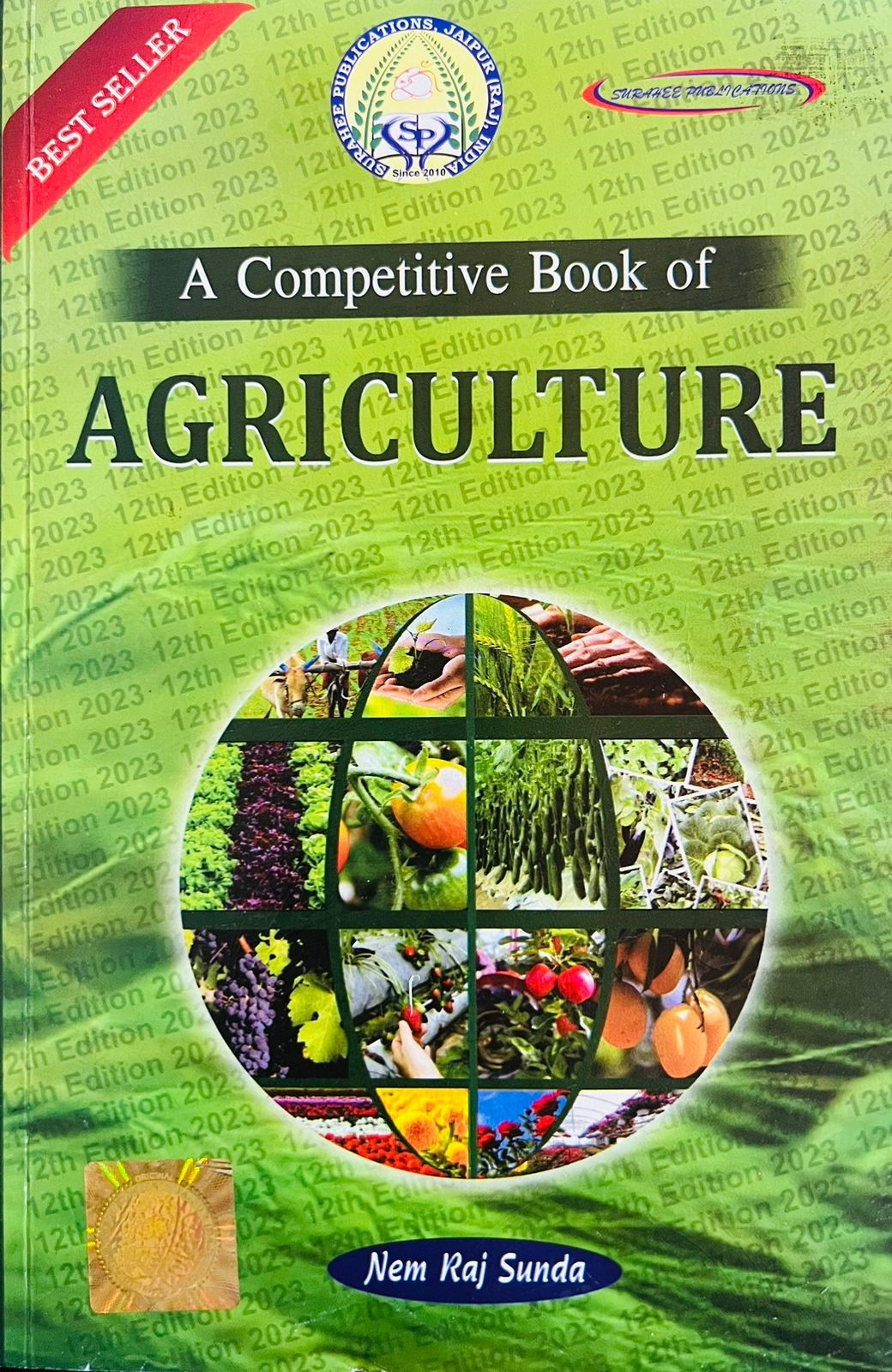 Surahee Publication A Competitive Book of Agriculture By Nem Raj Sunda