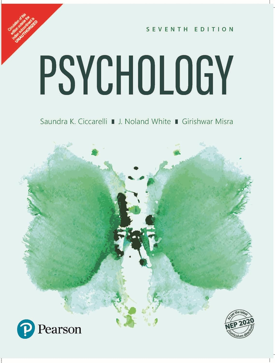 Pearson Psychology textbook 7th edition By Saundra K Ciccarelli J Noland White Girishwar Misra