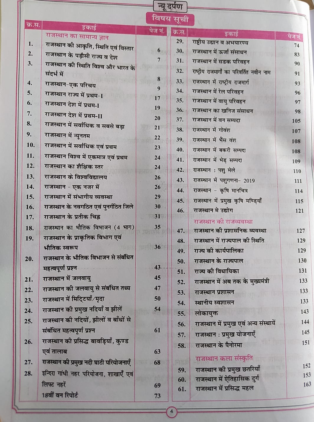 New Darpan Rajasthan One Week Series Rajasthan GK NCERT One Liner New Edition 2025-26 Useful For All Rajasthan Exams