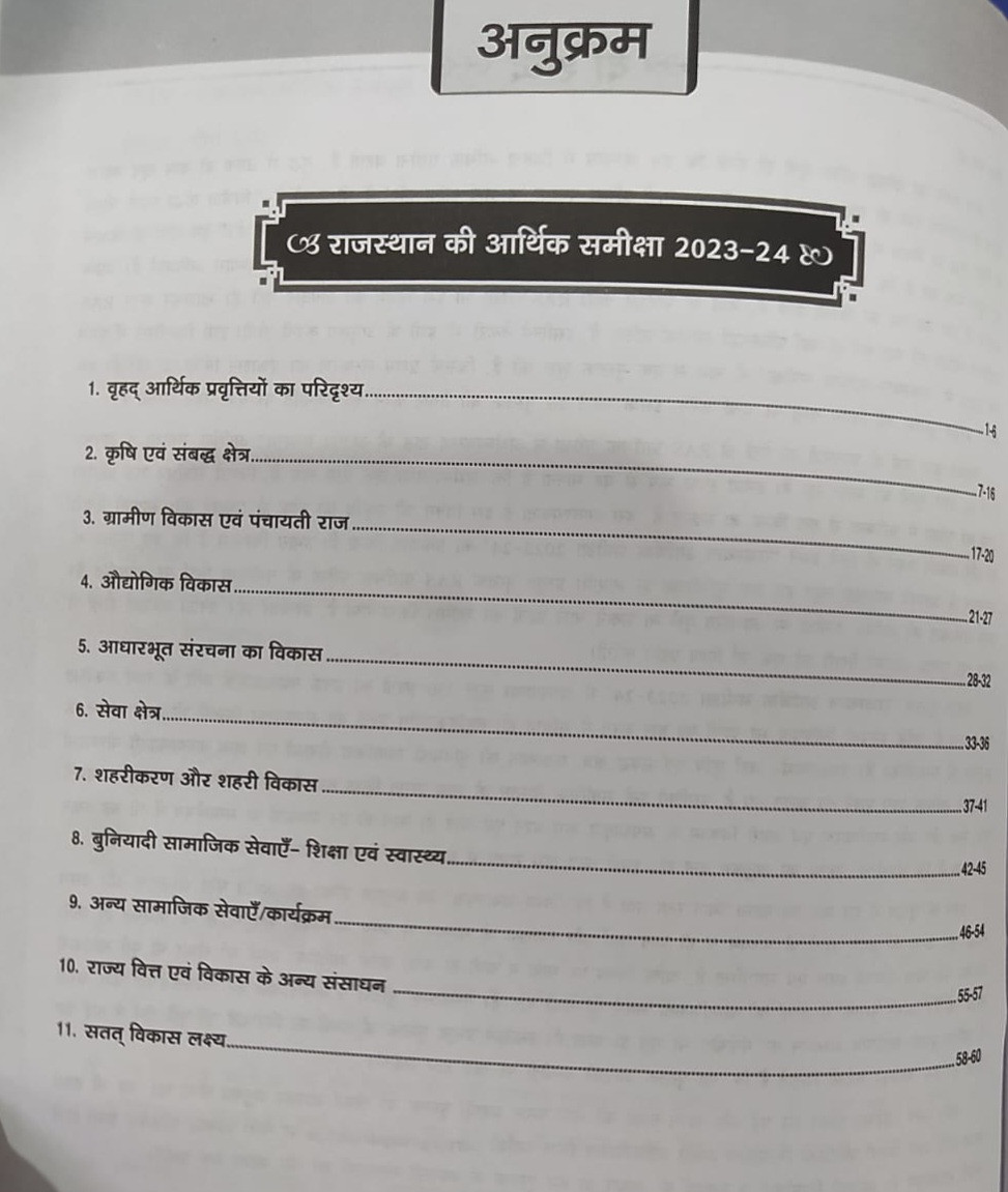 Drishti Rajasthan Aarthik Samiksha 2024 With 350 + Objective Questions