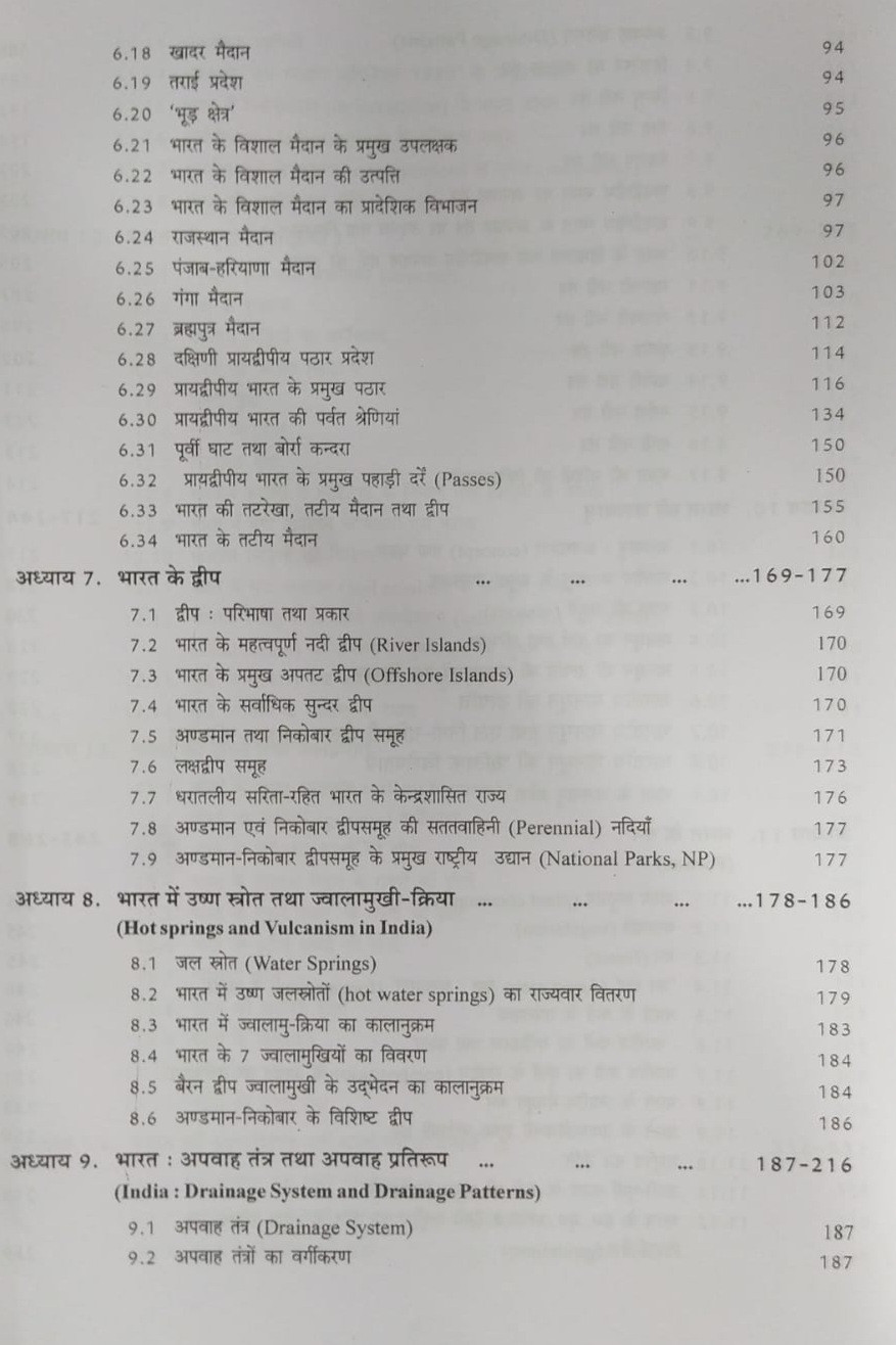 Pravalika Publication Bharat Ka Bhugol / Indian Geography In Hindi By Savindra Singh New Edition 2025