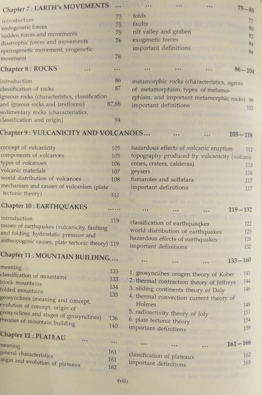 Pravalika Publication Physical Geography In English New Edition 2025 By Savindra Singh