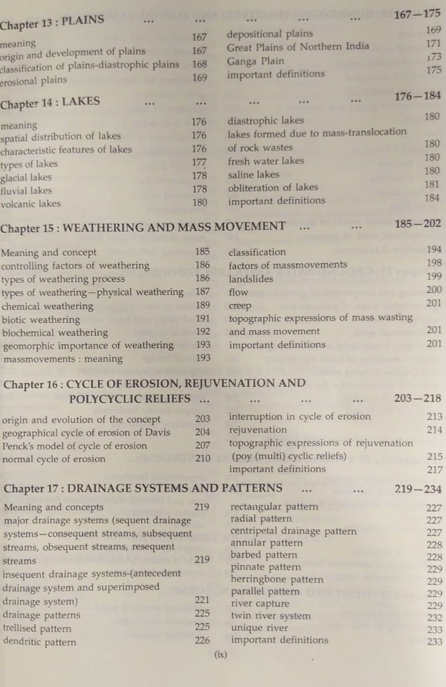 Pravalika Publication Physical Geography In English New Edition 2025 By Savindra Singh