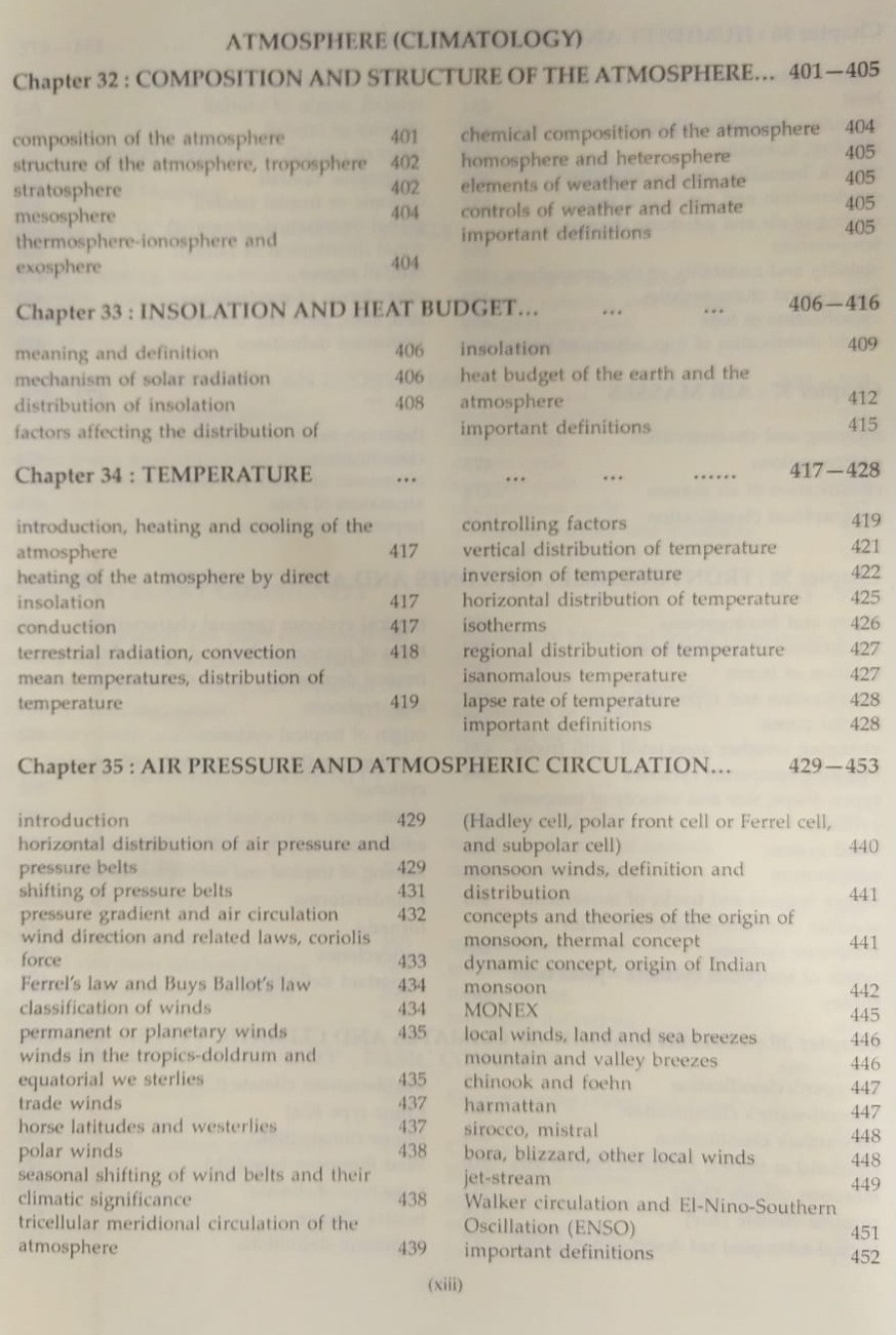 Pravalika Publication Physical Geography In English New Edition 2025 By Savindra Singh