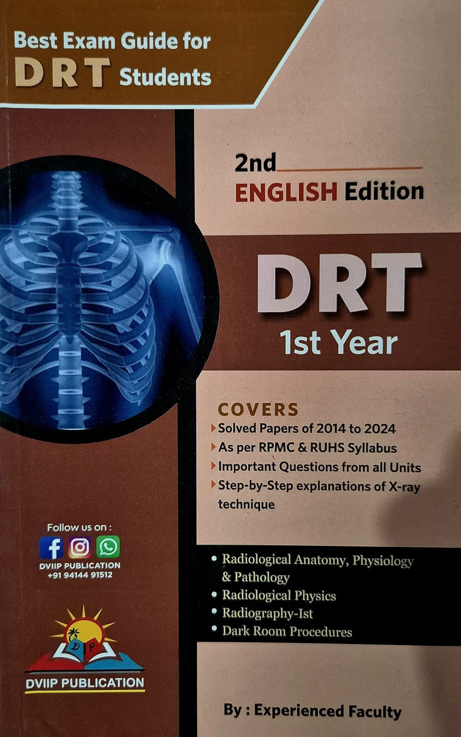 DVIIP Publication DRT 1st Year Exam Guide 2nd ENGLISH Edition 2024-25