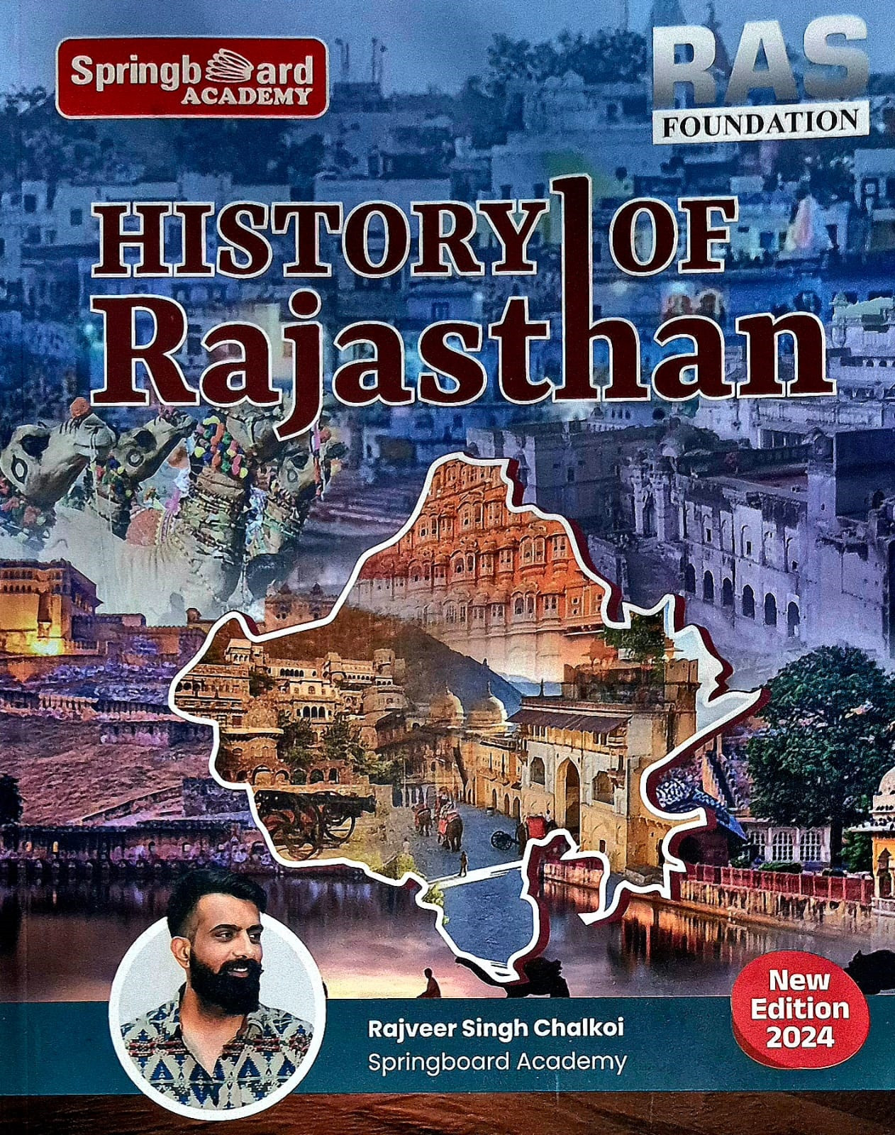 Springboard Academy History of Rajasthan English Medium New Edition 2024 By Rajveer Singh Chalkoi