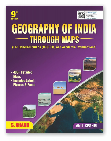 Image of S Chand Geography of India Through Maps 9th Edition By Anil Keshri