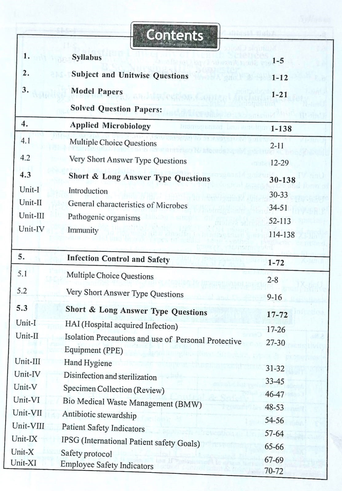 Dewan Publication A Handbook of BSc Nursing Third Semester Solved Papers By Hemender Yadav and Anand Sharma