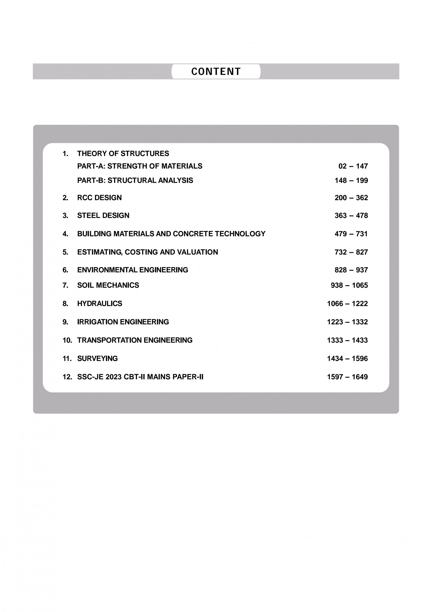 IES Master Publication SSC-JE 2025 Civil Engineering Previous Years Topicwise Objective Detailed Solution with Theory (2004-2024) 7th Edition 2025