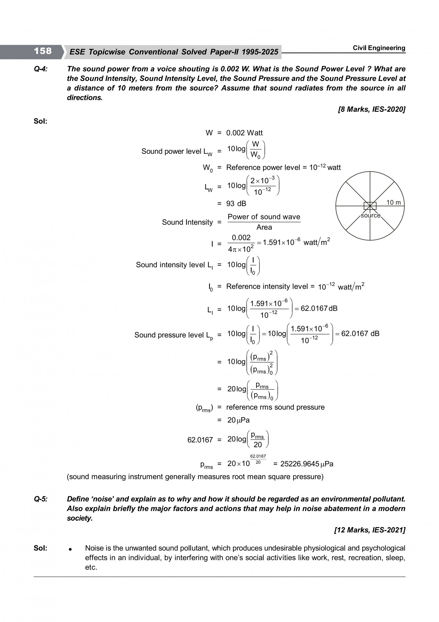 IES Master Publication ESE 2026 Civil Engineering Topicwise Conventional Solved (Paper-2) 31 Years Solution (1995-2025) 9th Edition October 2025
