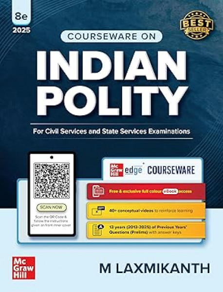 Image of MC Graw Hill Indian Polity Courseware (English) 8th edition by M Laxmikanth