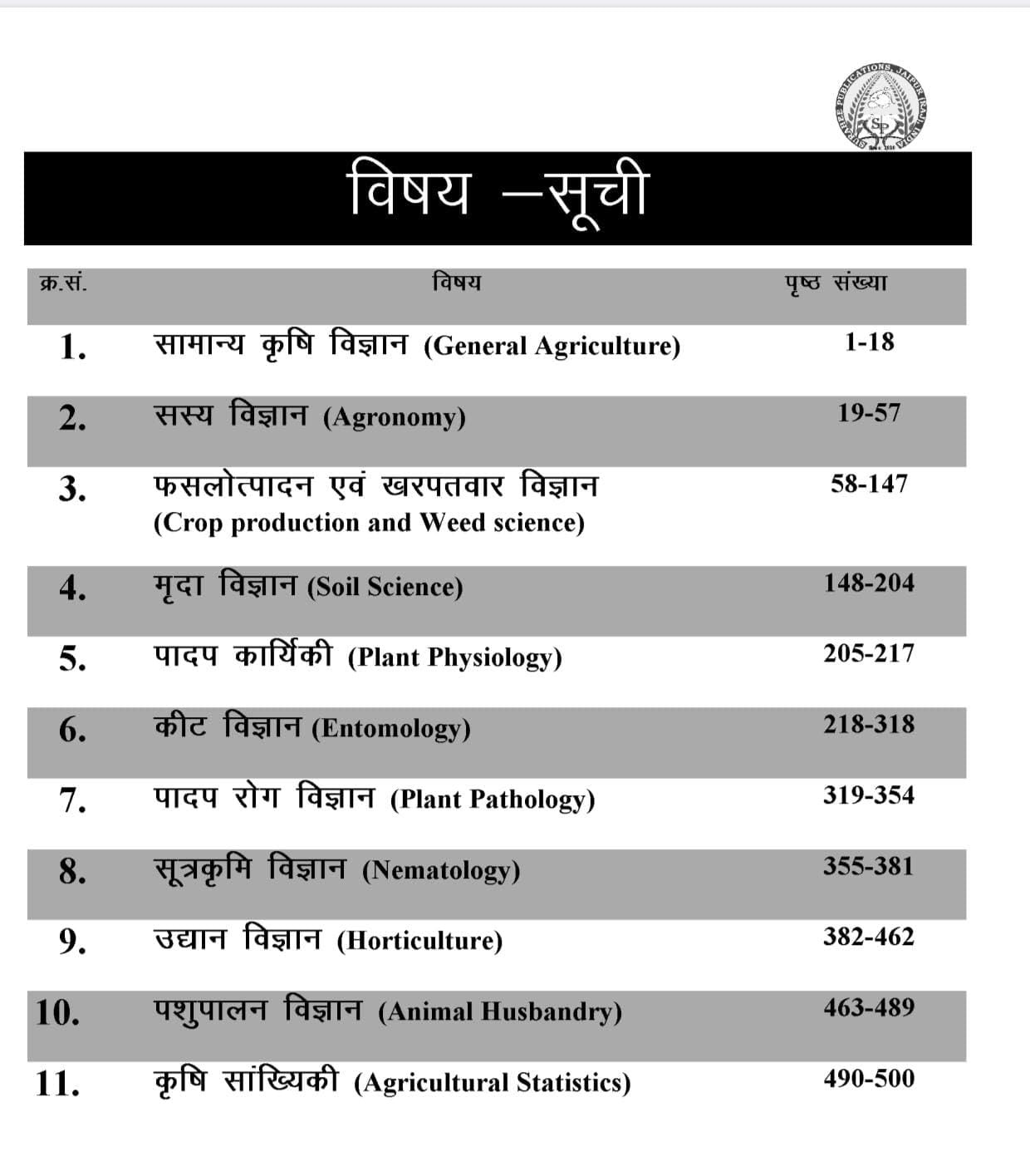 Surahee Publication Moolbhoot Krishi (Basic Agriculture) Hindi Medium Fourth Edition 2025 By Dr P D Chaudhary and Dr Nemraj Sunda