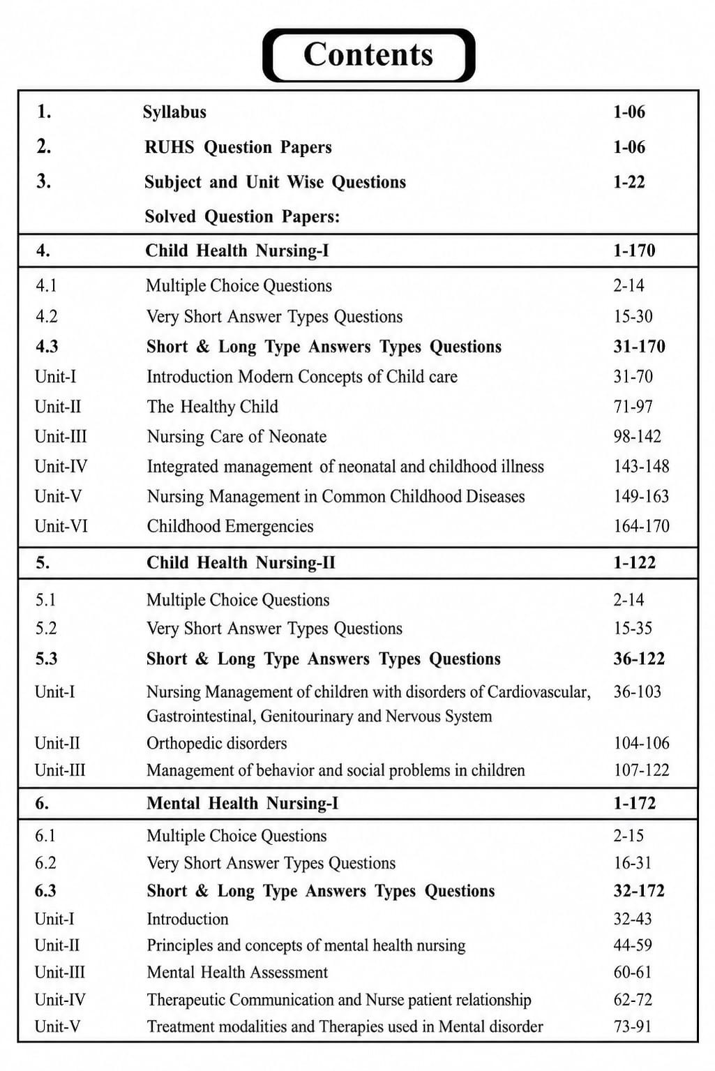 Dewan A Handbook of BSc Nursing Sixth Semester Solved Papers New Edition 2027 By Dr Hemender Yadav and Prof Anand Sharma
