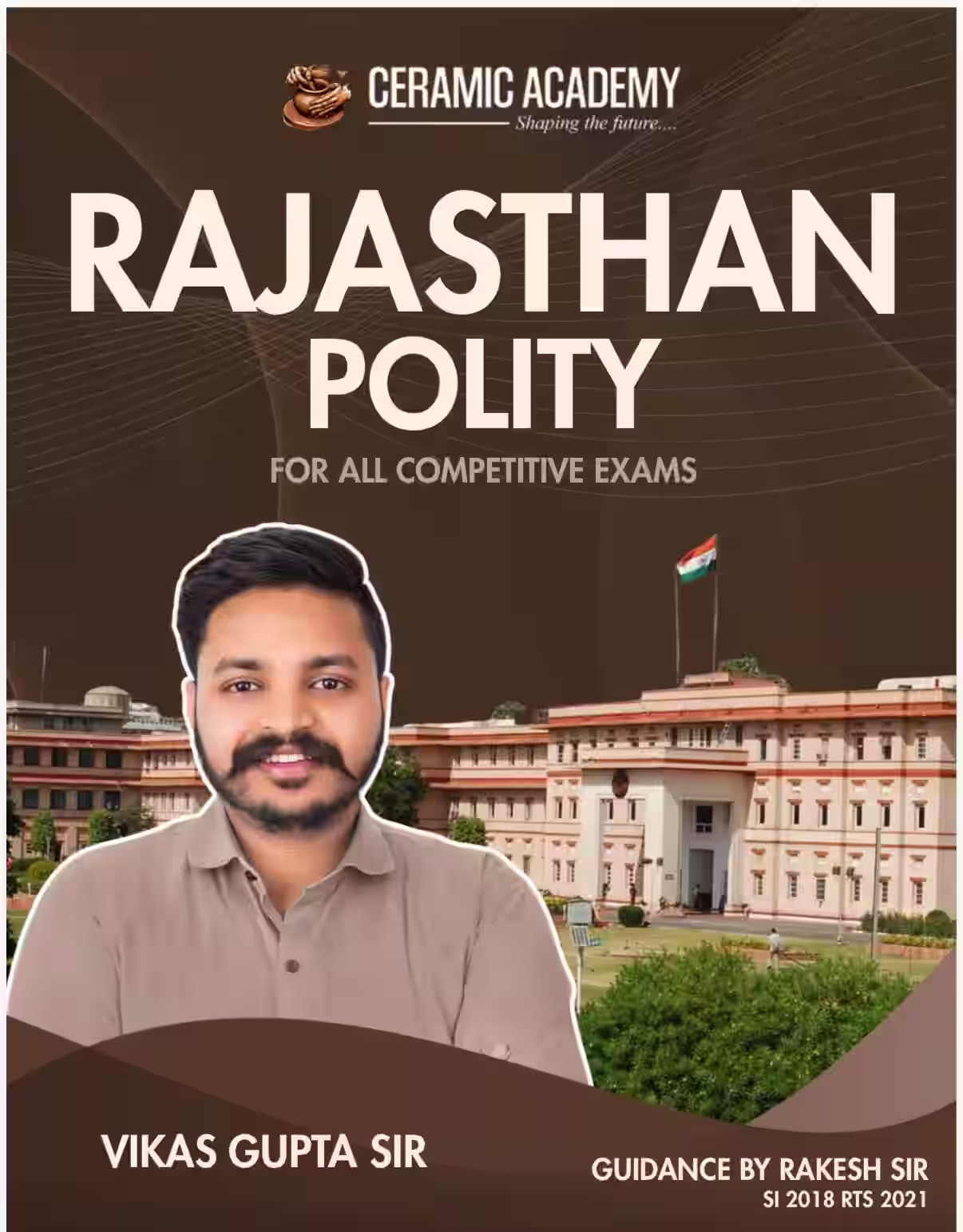 Ceramic Academy Rajasthan Polity English Medium New Edition 2025 By Vikas Gupta Sir