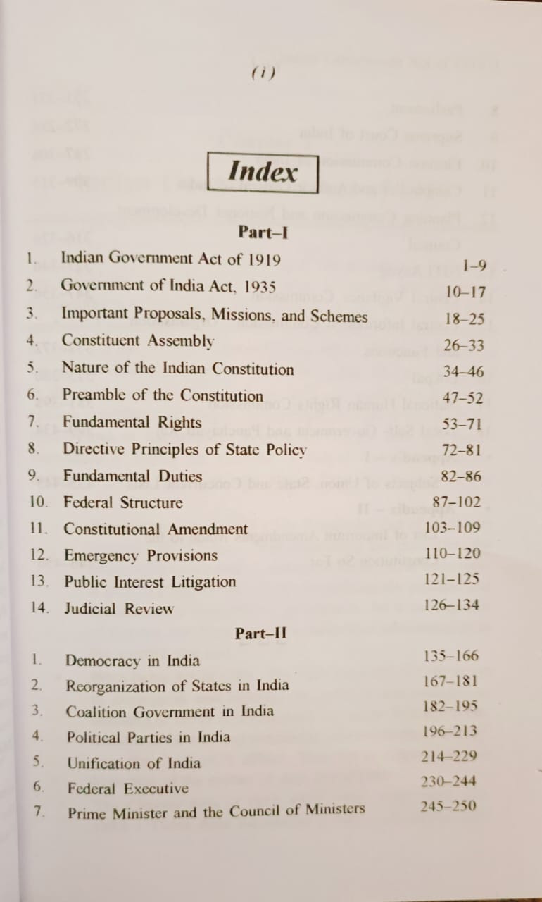 Arihant Indian Constitution Political System and Governance By Prof Dr Janak Singh Meena and Ms Meenakshi