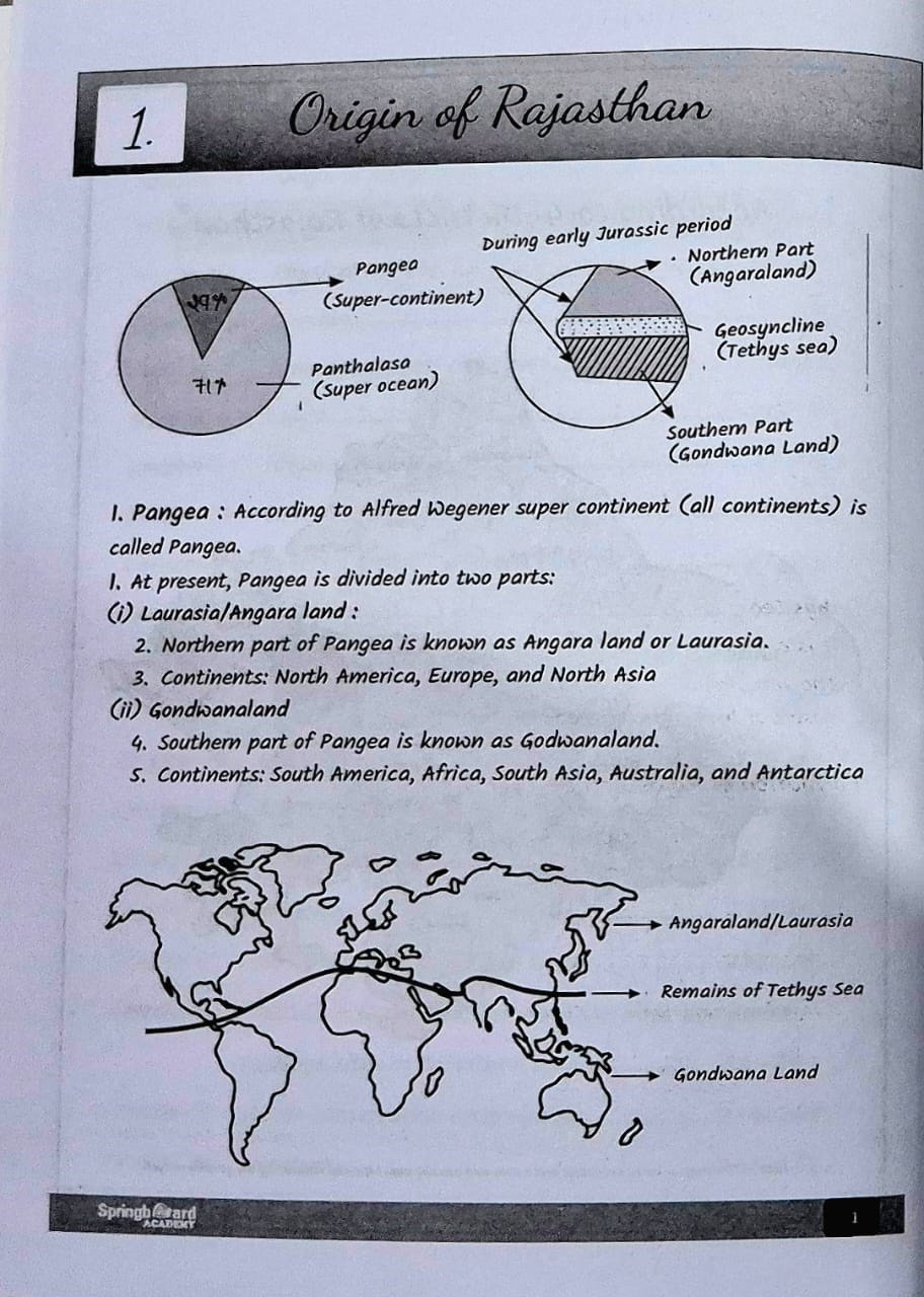 Mahecha Springboard Academy RAS Foundation Rajasthan Geography English Medium Based on 41 Districts New Edition November 2025