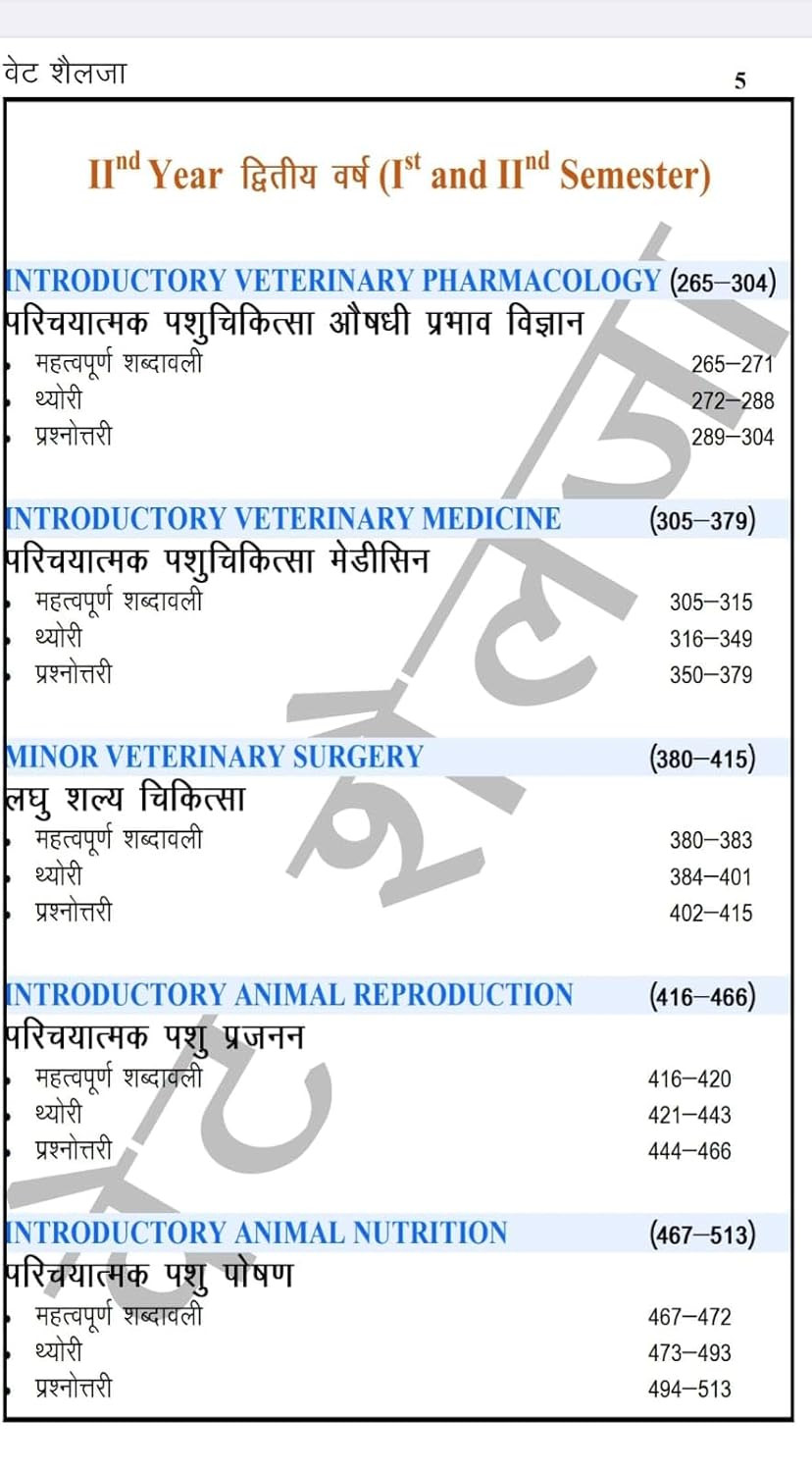 Surahee Publication Livestock Inspector (LSA) and AHDP Vet Shailja Textbook of Veterinary By Kamlesh Kumar Choudhary