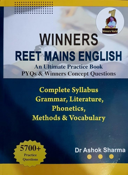Image of Winners REET Mains 3rd Grade English book By Dr Ashok Sharma 5700+ Previous Year Questions (PYQs)