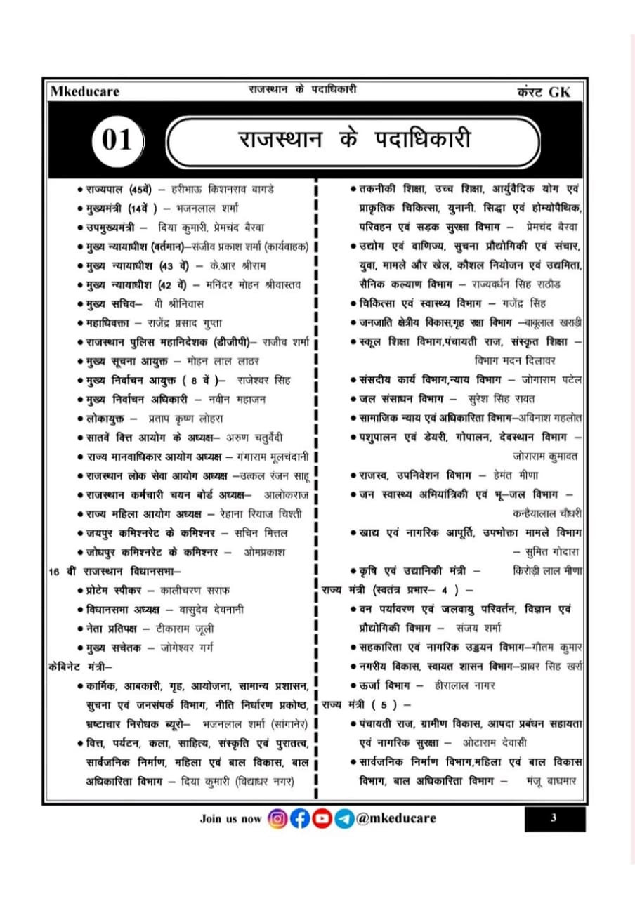 MK Educare Third Grade Rajasthan Current Affairs (January-November 2025) By Kanhaiya Lal Kumawat and Mahesh Kumawat