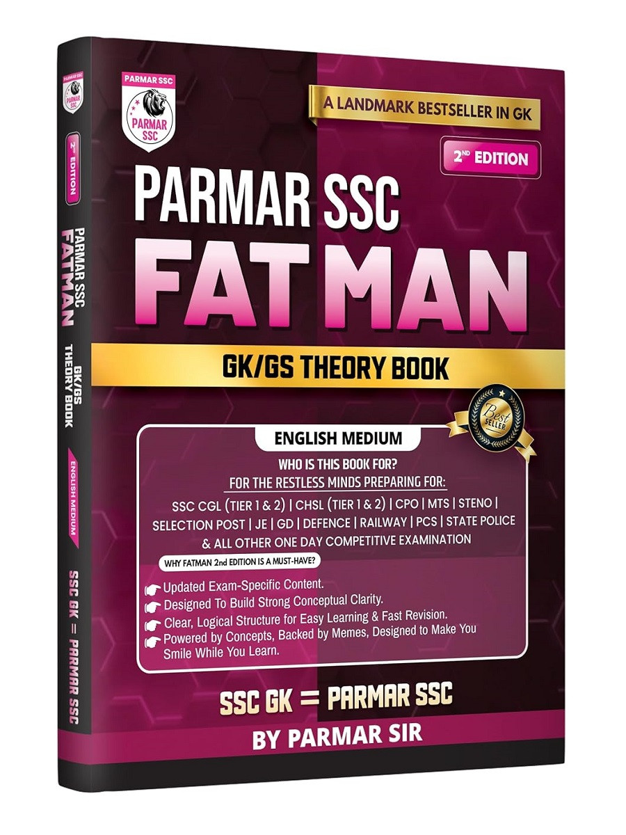 Parmar SSC FATMAN GK GS Theory Book English Medium 2nd Edition 2026