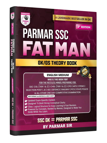 Image of Parmar SSC FATMAN GK GS Theory Book English Medium 2nd Edition 2026