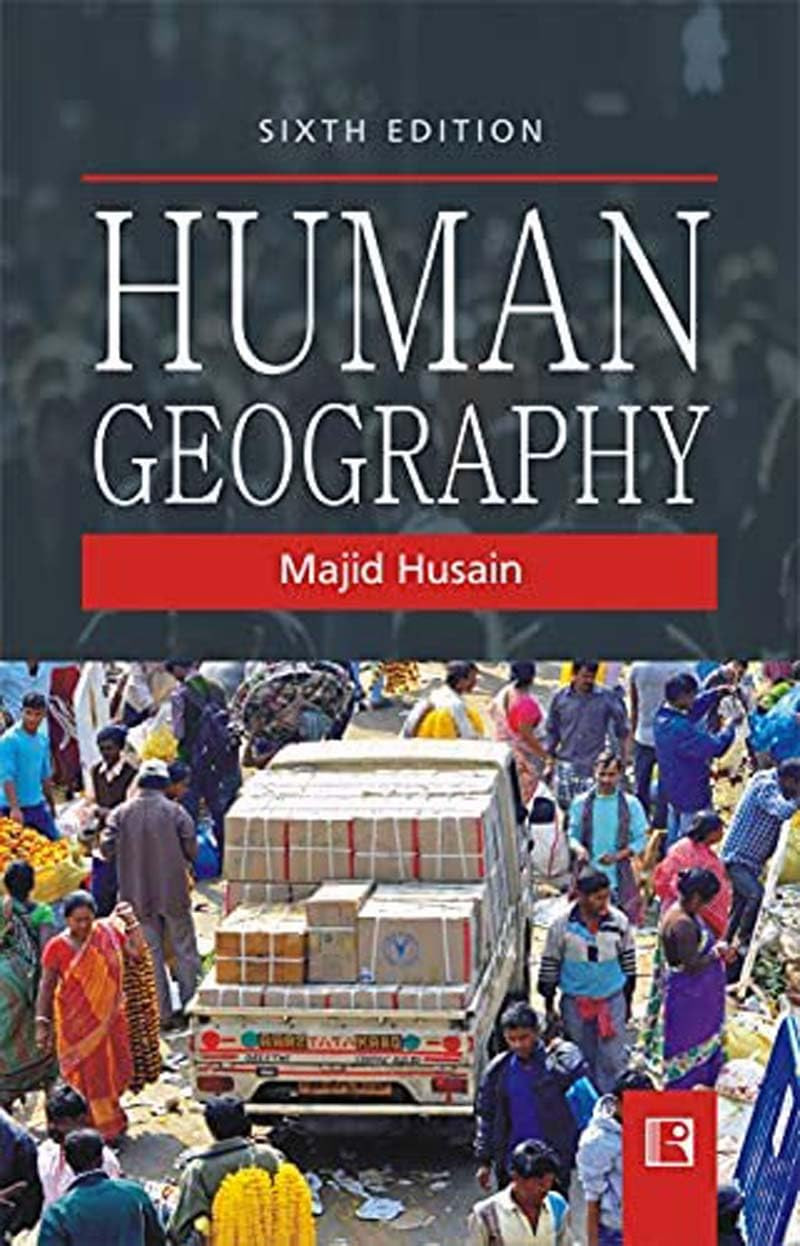 Rawat Publication Human Geography English Medium By Majid Husain Sixth Edition 2025