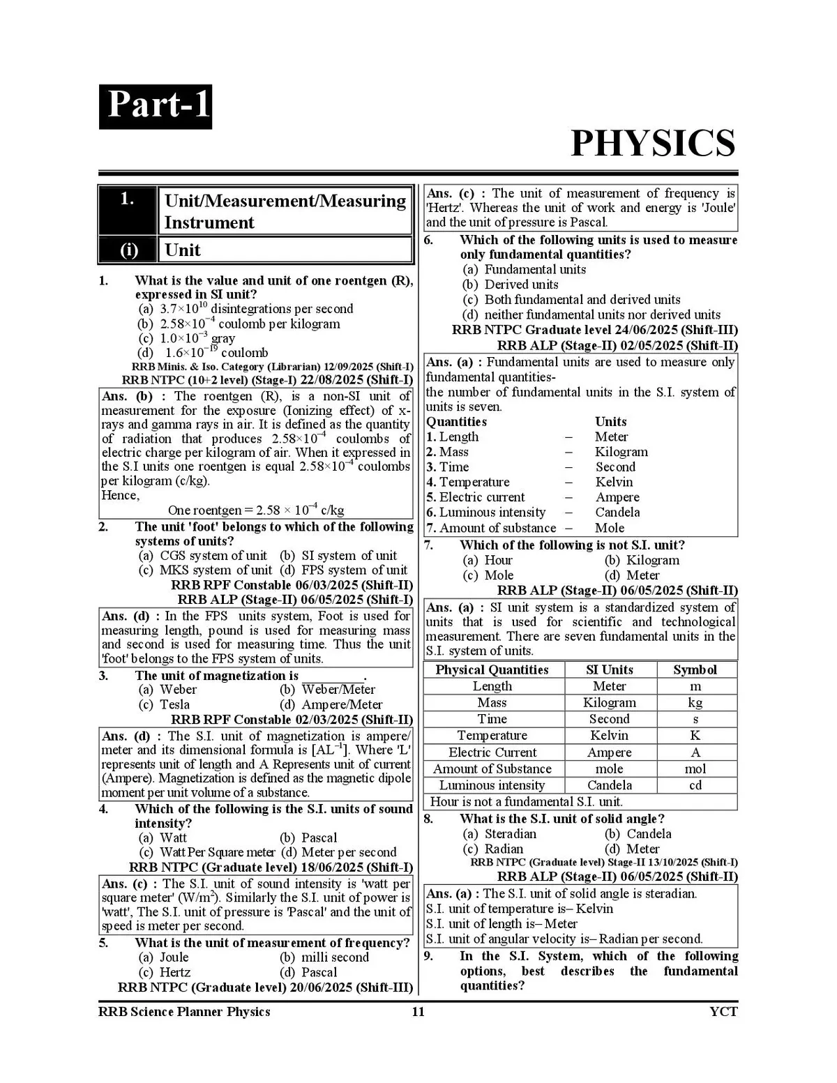 Youth Competition Times RRB General Science Chapterwise Solved Papers 2026 English medium 17821+ Questions