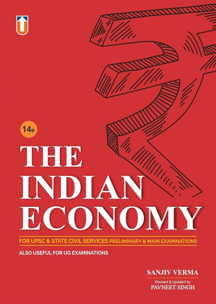 Image of Unique The Indian Economy For UPSC &amp; State Civil Services By Sanjay Verma