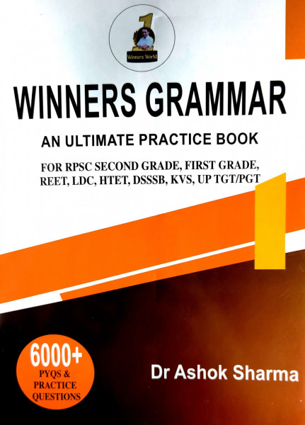 Image of Winners Grammar An Ultimate Practice Book By Dr Ashok Sharma 6000+ Previous Year Questions (PYQs)