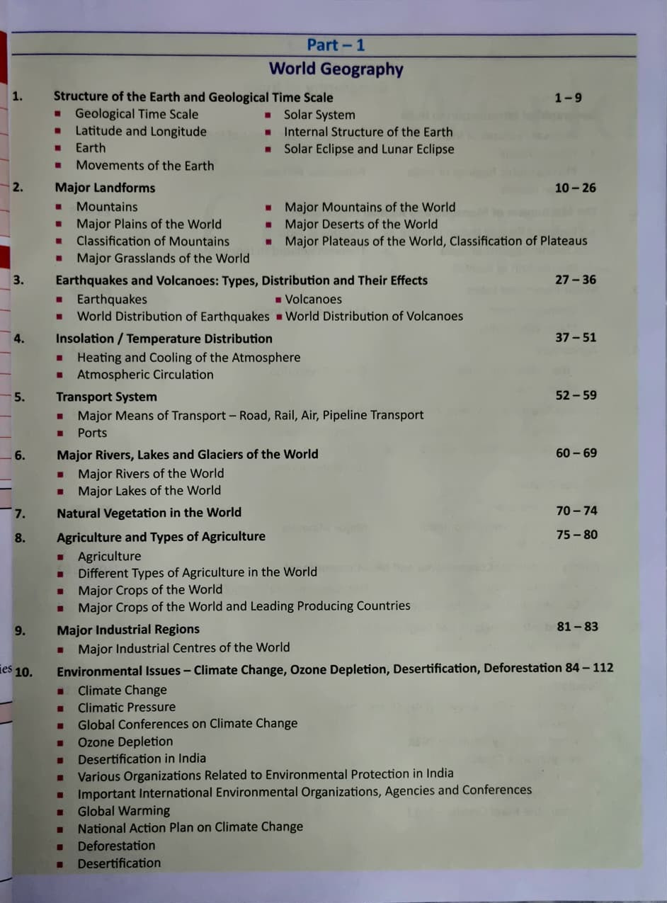 Samyak RAS Pre Cum Mains World and India Geography English Medium New Edition 2026