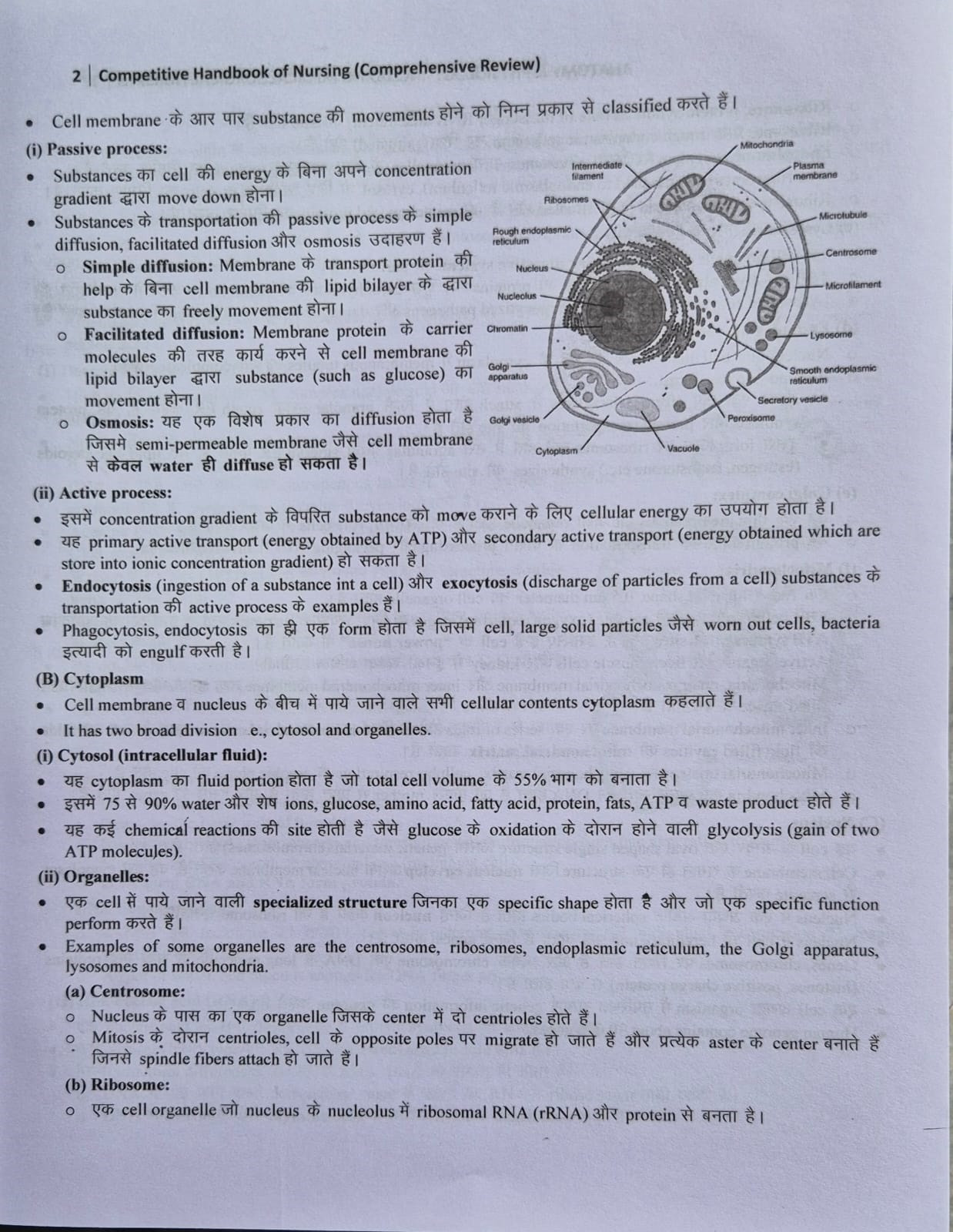 Aravali Publication Competitive Handbook of Nursing Volume-1 Bilingual (Hindi + English) By P R Yadav