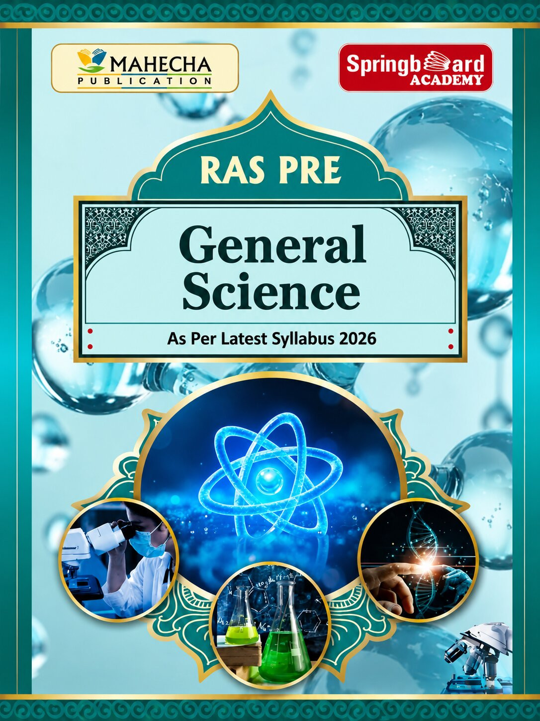 Mahecha Springboard RAS Pre General Science English Medium Based on New Syllabus 2026 New Edition June 2026
