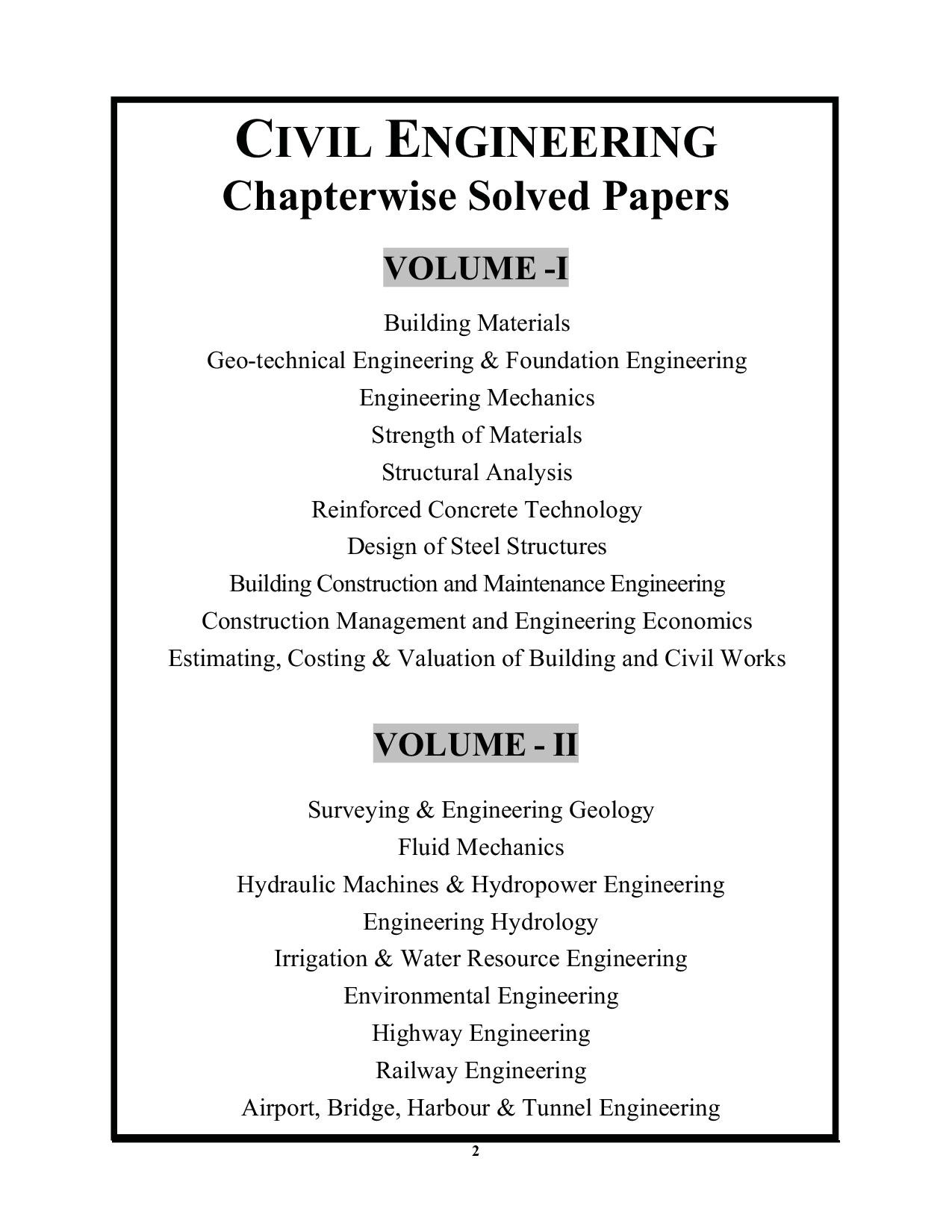 Youth Compition Times Civil Engineering AE 22190+ Chapterwise Solved Papers Volume-2 English Medium Useful For UPPSC, State PSC, PSU, ESE