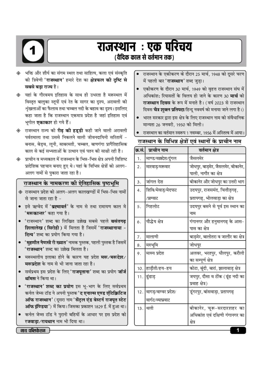 Nath Rajasthan Ka Bhugol Evam Arthvyavastha 3.0 (Geography and Economy of Rajasthan) Third Edition May 2026 By H P Tailor