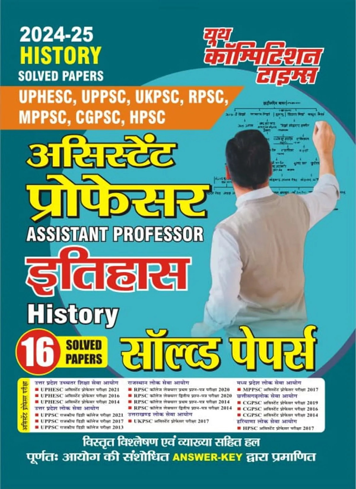 Youth Competition Times Assistant Professor History 16 Solved Papers 2025