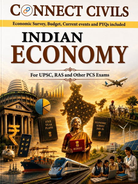Image of Connect Civils Indian Economy English Medium New Edition July 2026 For RAS, UPSC