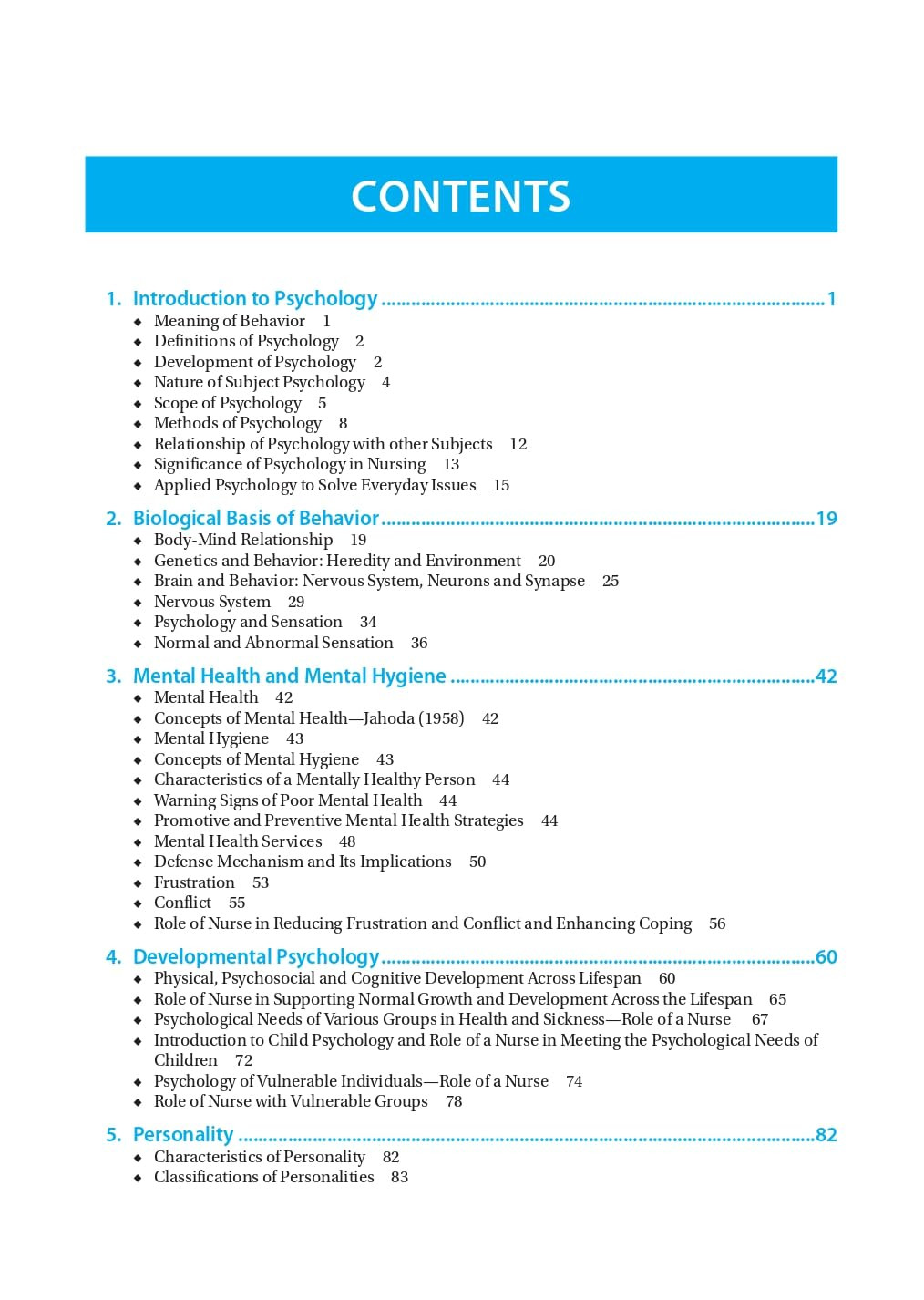 Jaypee BSc Nursing First Semester Applied Psychology for Nurses 6th Edition 2025 By R Sreevani