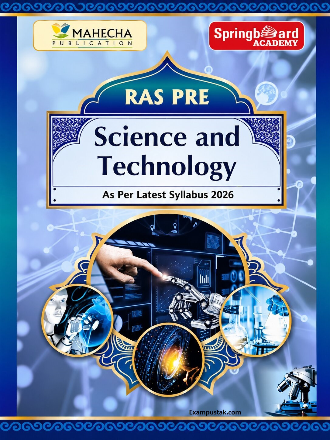Mahecha Springboard RAS Pre Science and Technology English Medium Based on New Syllabus 2026 New Edition June 2026