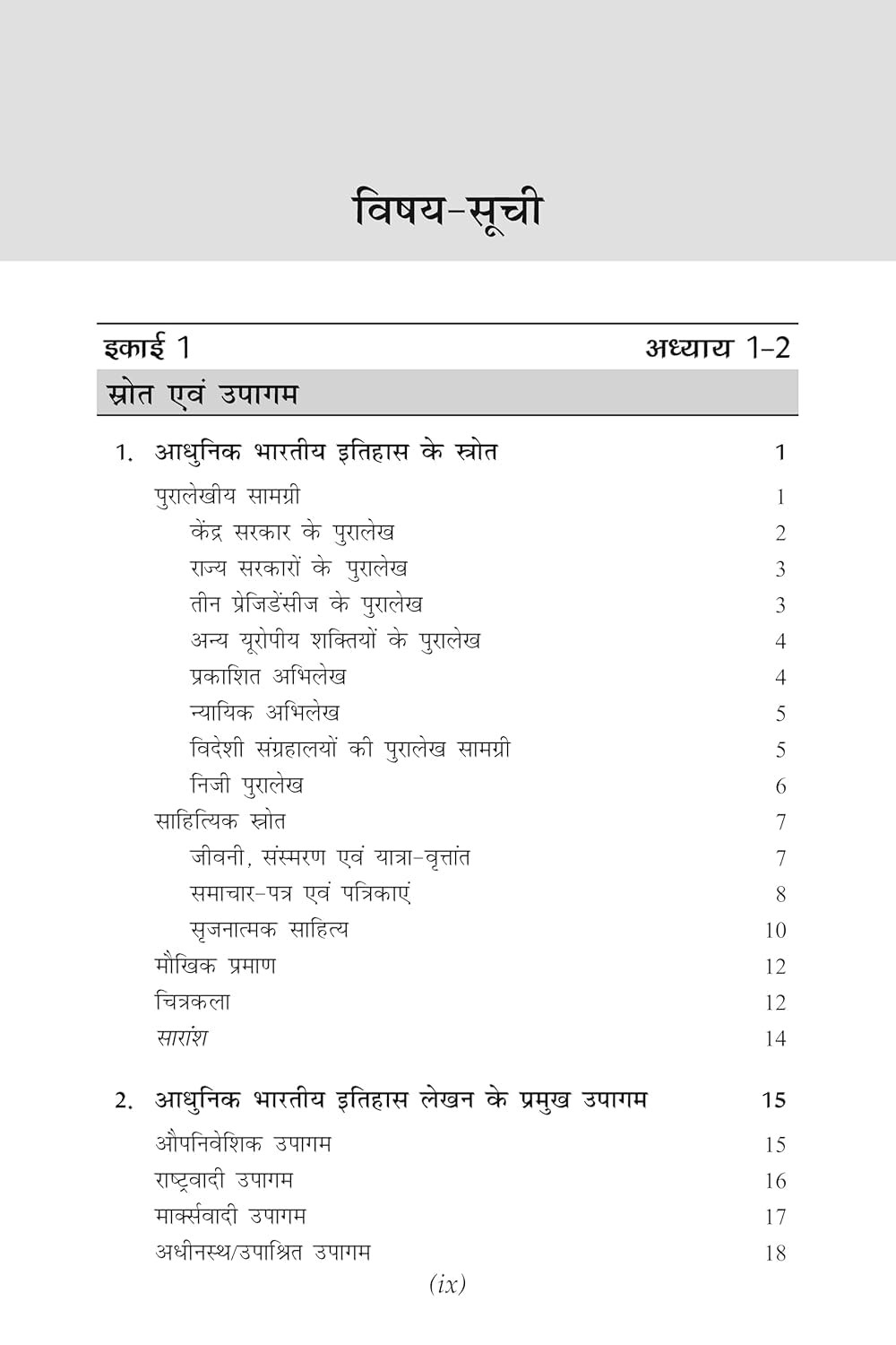 Spectrum Books Aadhunik Bharat Ka Itihas (A Brief History of Modern India) Hindi Medium 27th Edition 2025 By Rajiv Ahir