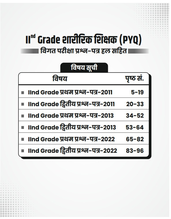 Utkarsh Classes Second Grade Shaareerik Shikshak Paper-1, 2 PYQ with Explanations New Edition 2026