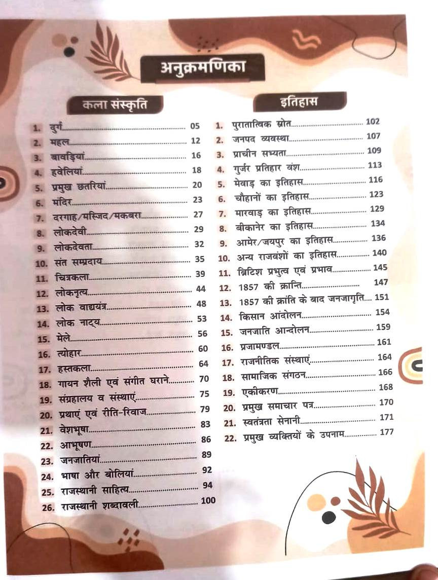 PRP Rajasthan GK Rambaan Revision Book