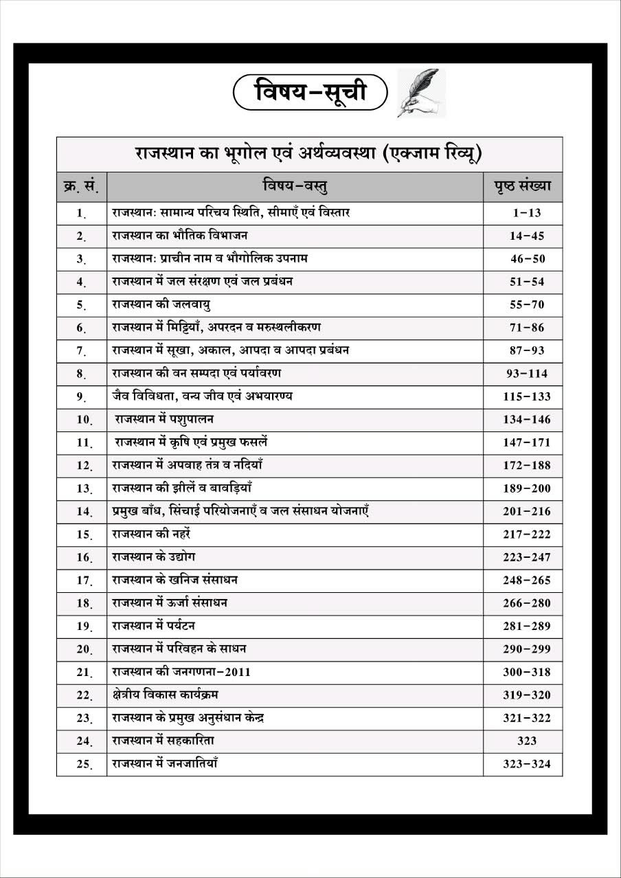 Dhindhwal 50-50 Rajasthan ka Bhugol evam Arthvyavastha Exam Review PYQs By Hoshiyar Singh 3rd Edition September 2026
