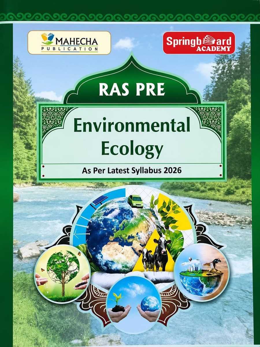 Mahecha Springboard RAS Pre Environmental Ecology English Medium Based on New Syllabus 2026 New Edition July 2026