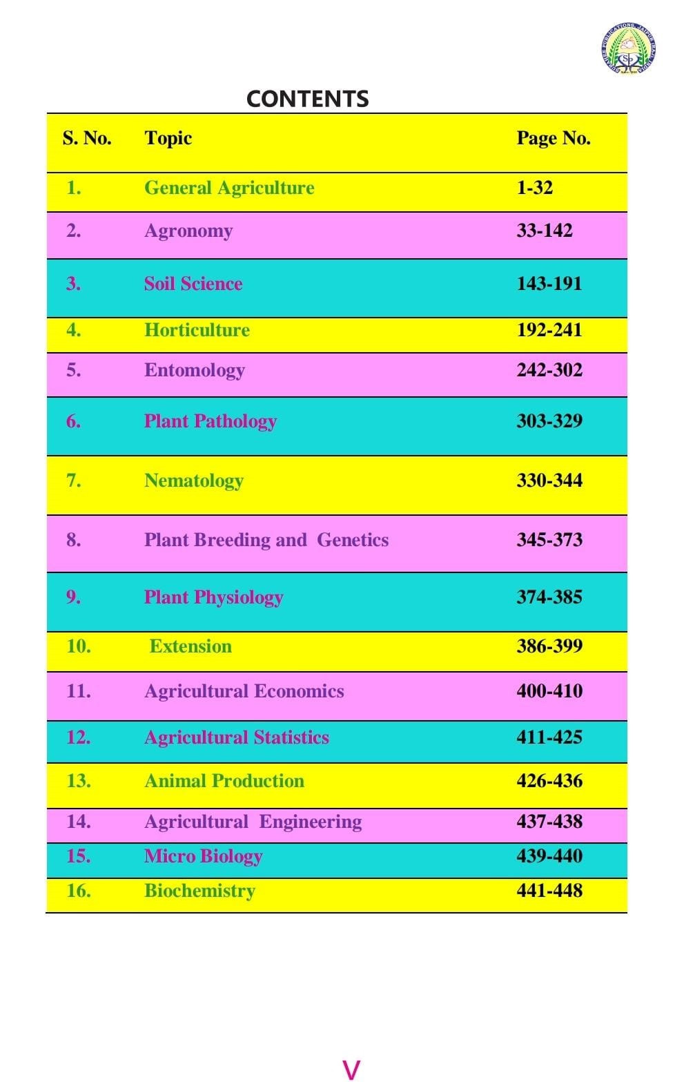 Surahee Publication A Competitive Book of Agriculture By Nem Raj Sunda 15th Edition 2025