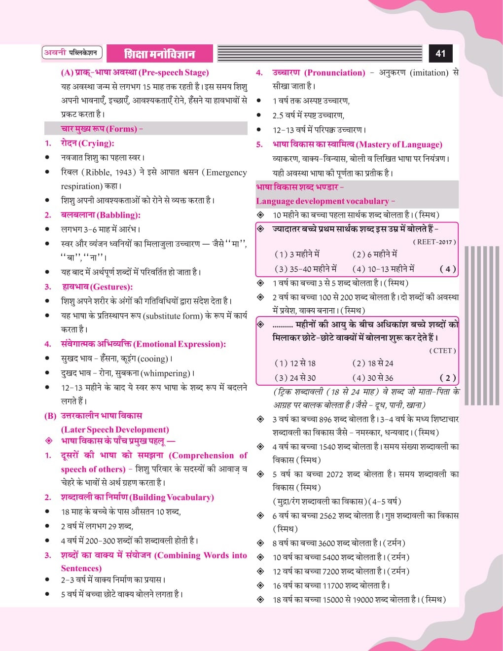 Avni Fist Grade Shiksha Manovigyan evm Shiksha Shastra (Educational Psychology and Pedagogy) Edition 2026-27 By Dr Dheersingh Dhabhai